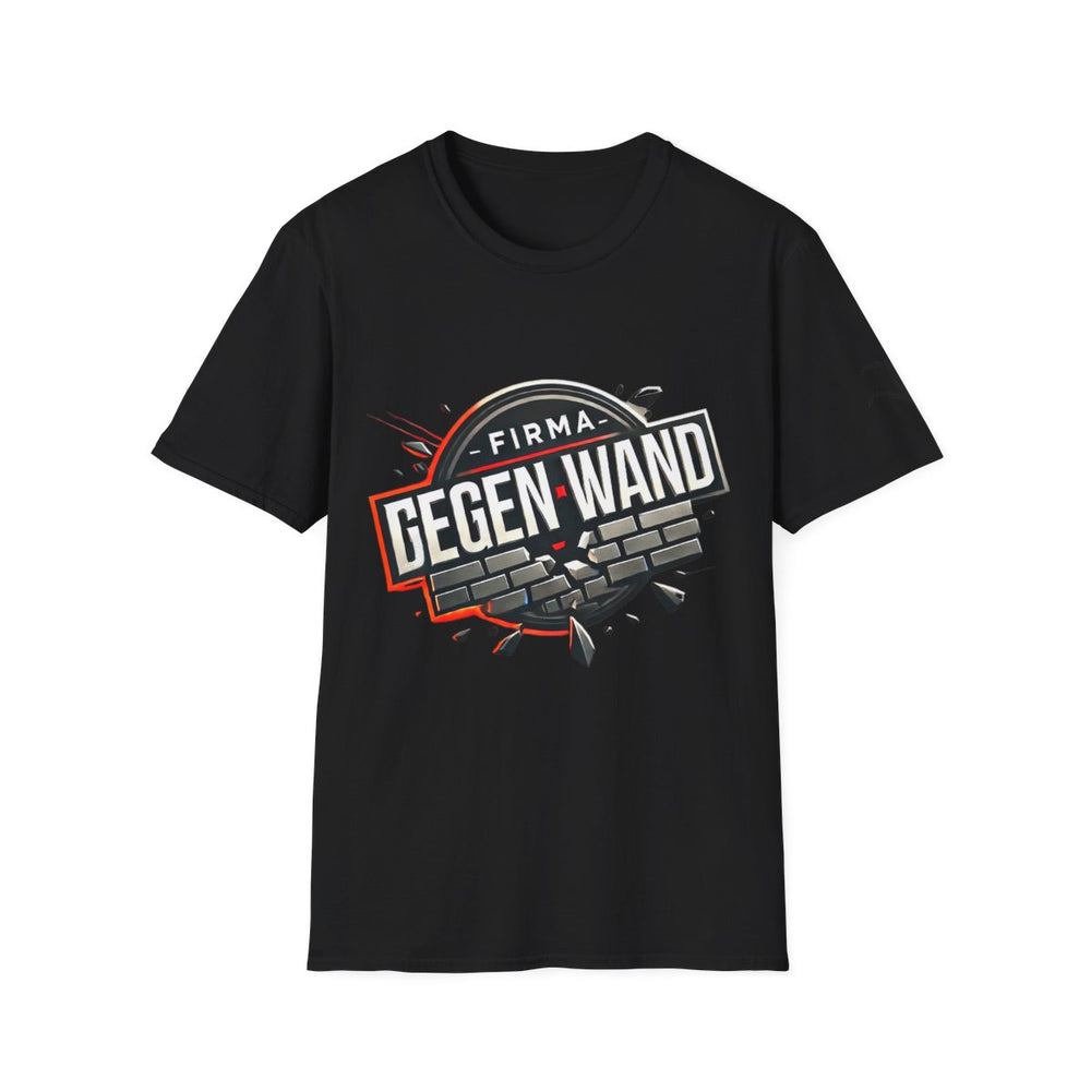 Firma gegen Wand T-Shirt